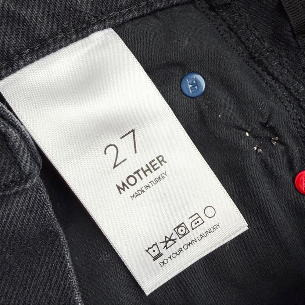 Mother SNACKS! The Smoothie Sneak Jeans Nails For Dinner Size 27 NWT - Picture 10 of 13